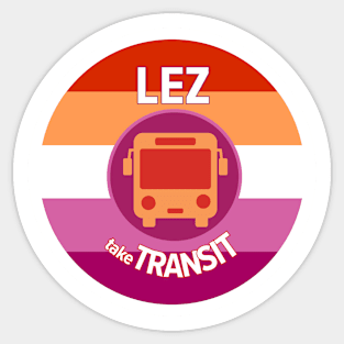 Lez take Transit Sticker